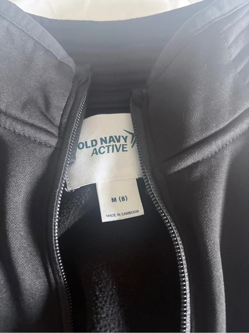 Old Navy Active Black Zip-Up Jacket